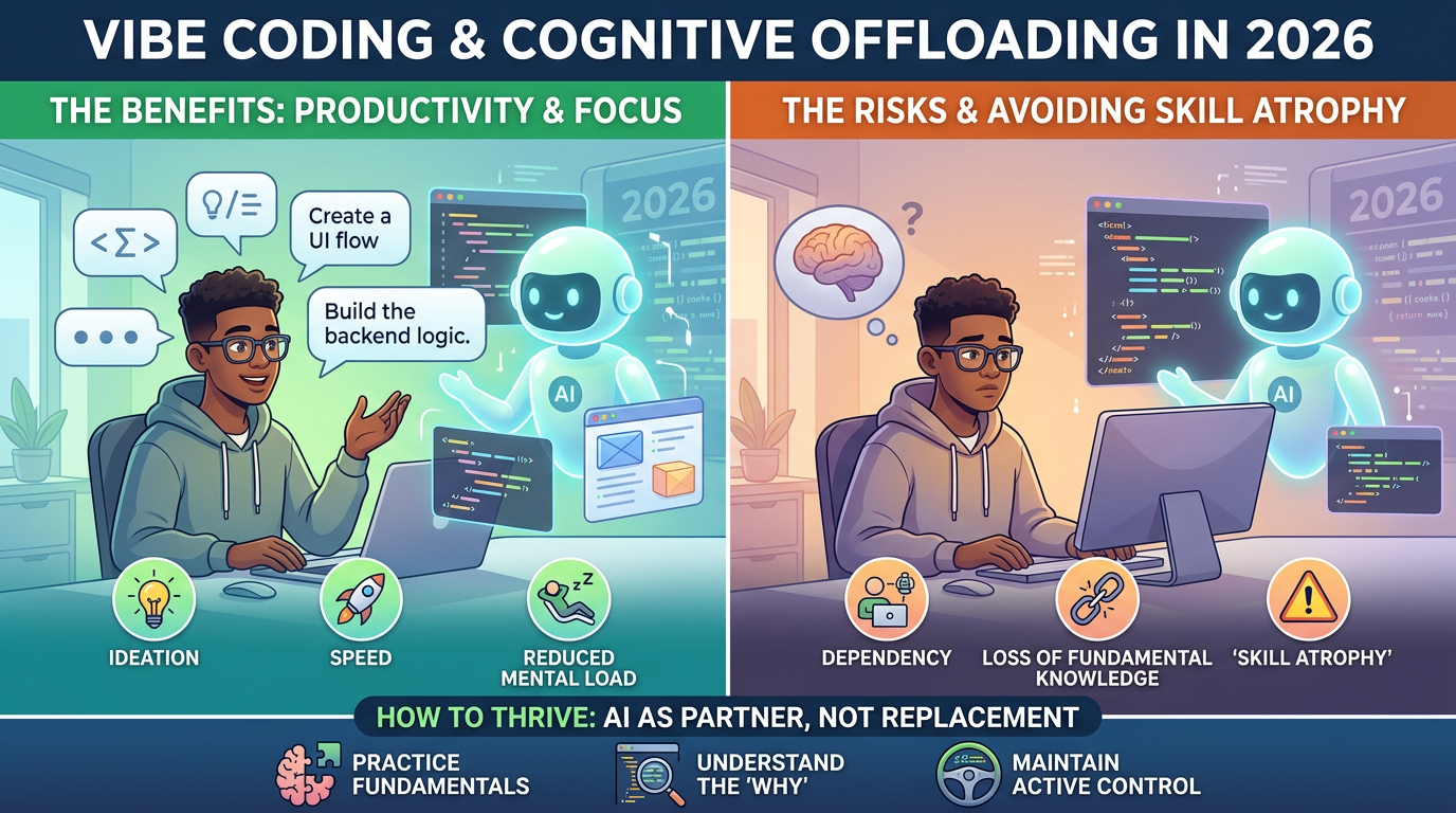 Vibe Coding and Cognitive Offloading in 2026 Benefits, Risks & How to Avoid Skill Atrophy.png